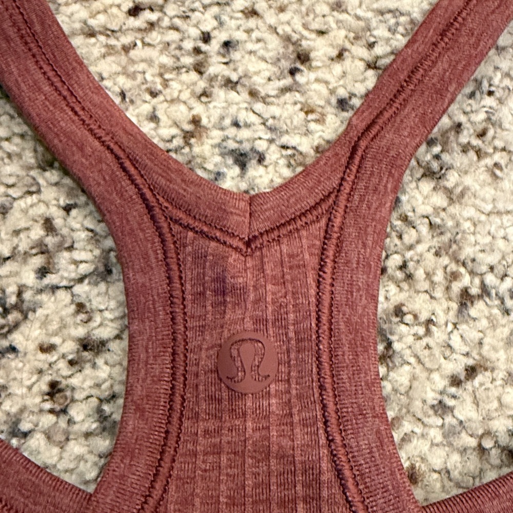 Lululemon Ebb To Street Tank Top Color: Ancient Copper - Picture 5 of 6
